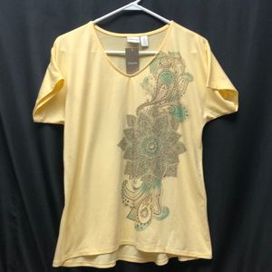 Adorable Chico’s Yellow “T”